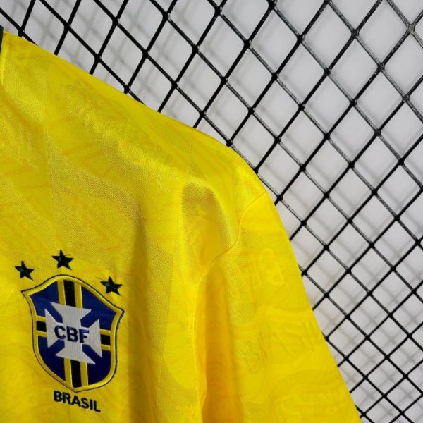 Brazil 1991/93 Home Retro Jersey - Image 4