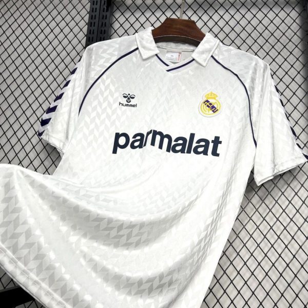 Real Madrid 1988/89 Home Retro Jersey - Image 3