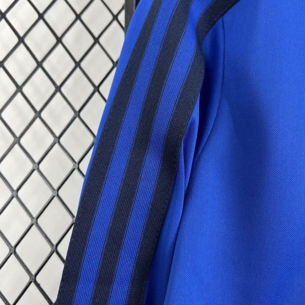 Manchester United 2024/25 Joint Edition Blue Long Sleeves Retro Jersey - Image 4