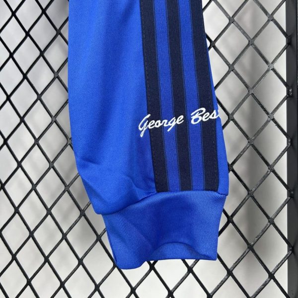 Manchester United 2024/25 Joint Edition Blue Long Sleeves Retro Jersey - Image 3