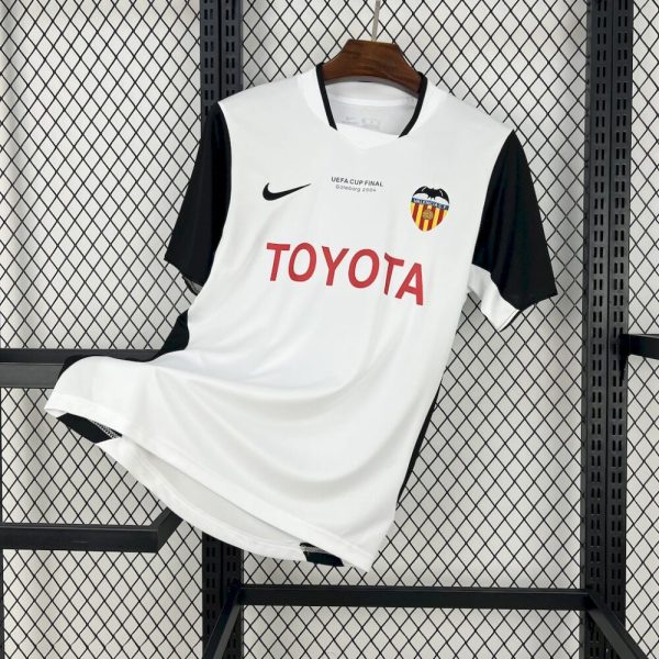 Valencia Cf 2003/2004 Uefa Cup Final Home Retro Jersey