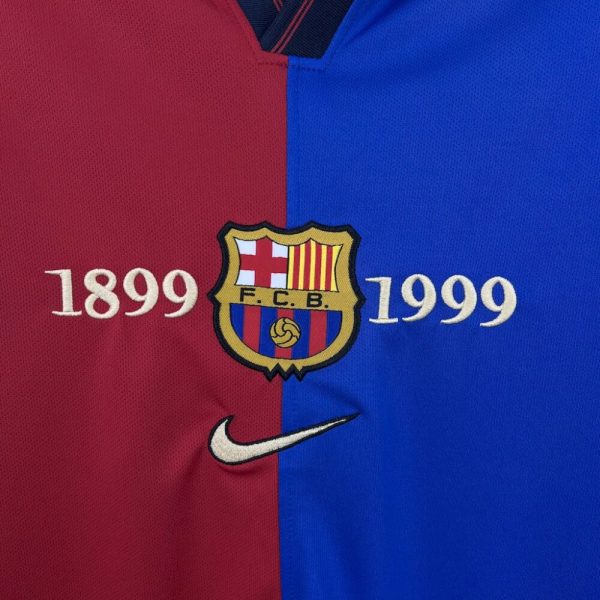 Barcelona 1899/1999 100Th Anniversary Editions Retro Jersey - Image 5