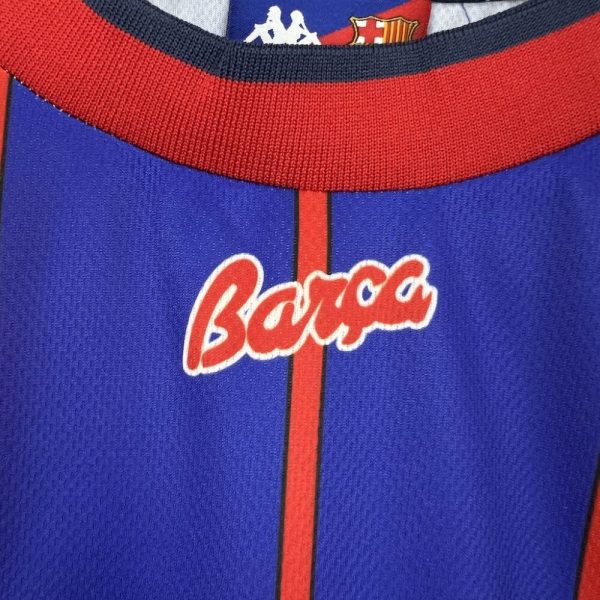 Barcelona 1997/98 Home Retro Jersey - Image 7