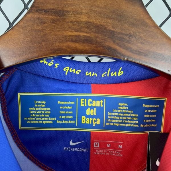 Barcelona 2008/09 Home Retro Jersey - Image 4