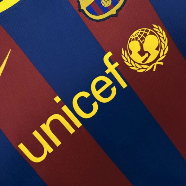 Barcelona 2010/11 Home Retro Jersey - Image 5