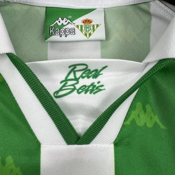 Real Betis 1995/97 Home Long Sleeves Retro Jersey - Image 5