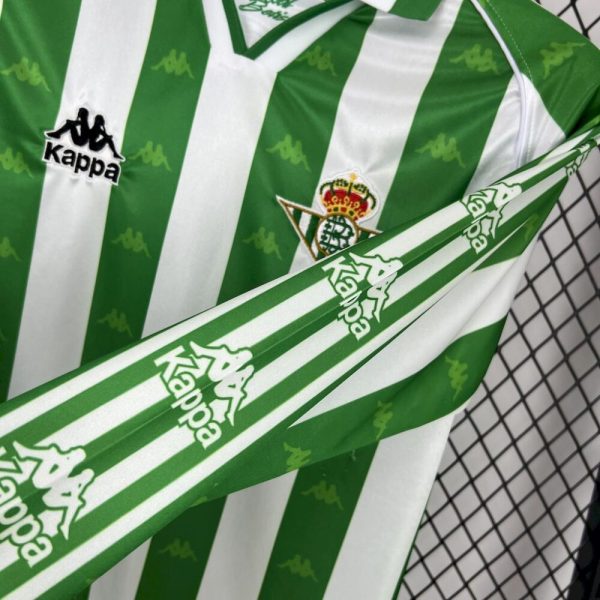 Real Betis 1995/97 Home Long Sleeves Retro Jersey - Image 3