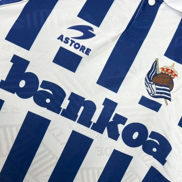 Real Sociedad 1994/95 Home Retro Jersey - Image 5