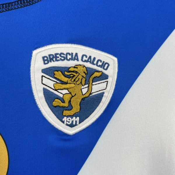 Brescia 2003/04 Home Long Sleeves Retro Jersey - Image 5