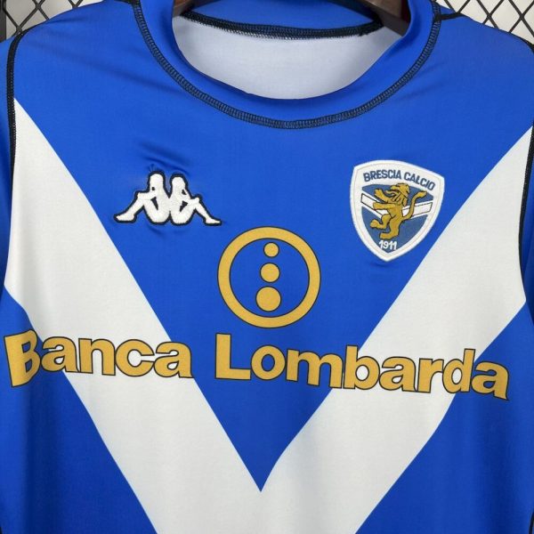 Brescia 2003/04 Home Long Sleeves Retro Jersey - Image 4