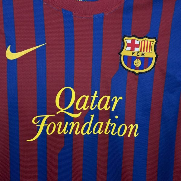 Barcelona 2011/12 Home Long Sleeves Retro Jersey - Image 4