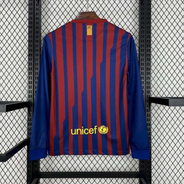 Barcelona 2011/12 Home Long Sleeves Retro Jersey - Image 2