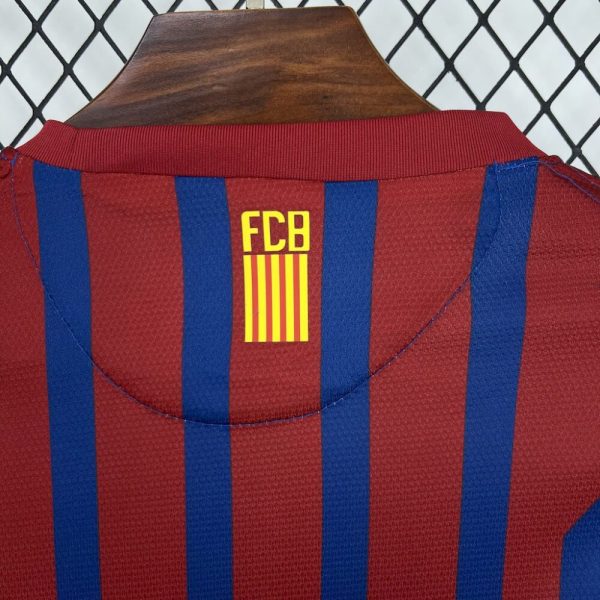 Barcelona 2011/12 Home Long Sleeves Retro Jersey - Image 9