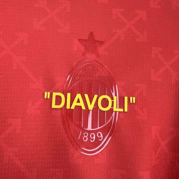 Ac Milan 2025/26 Co-Branded Red Edition Jersey - Image 5