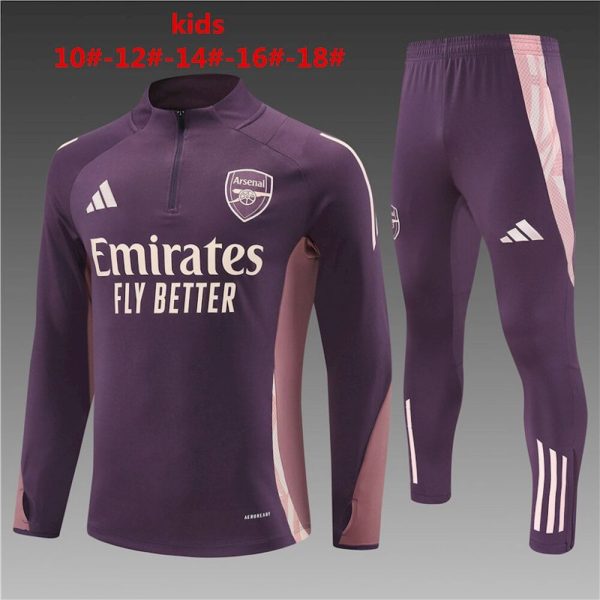 Arsenal 2024/25 Half-Zip Kids Sweater+ Pant 14001