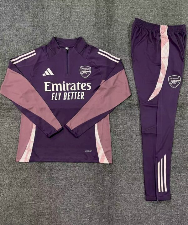 Arsenal 2024/25 Half-Zip Kids Sweater+ Pant 14001 - Image 2
