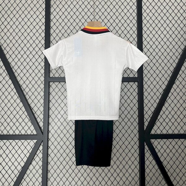 Germany 1994 Home Kids Retro Jersey And Shorts - Image 2