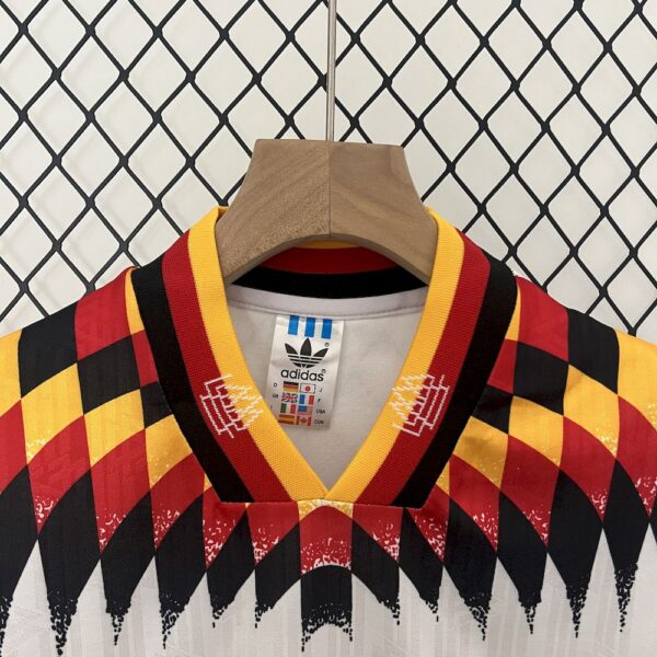 Germany 1994 Home Kids Retro Jersey And Shorts - Image 5