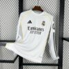 Mens Real Madrid 2025/26 Home Long Sleeve Jersey