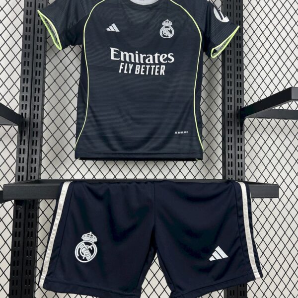 Real Madrid 2025/26 Away Kids Kit - Image 3