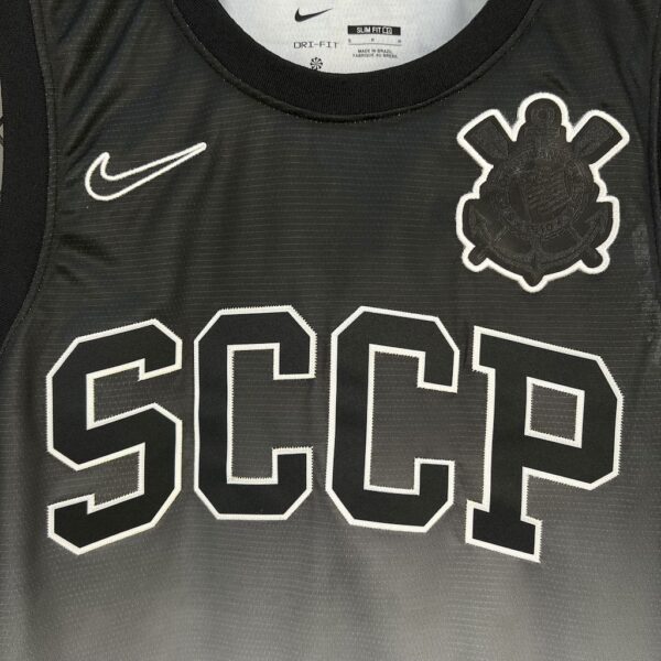 Corinthians 2025/26 Basketball Tank Top Jersey - Image 4