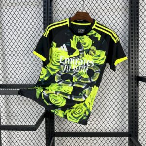 Real Madrid 2025/26 Green Rose Bamboo Leaf Green Jersey