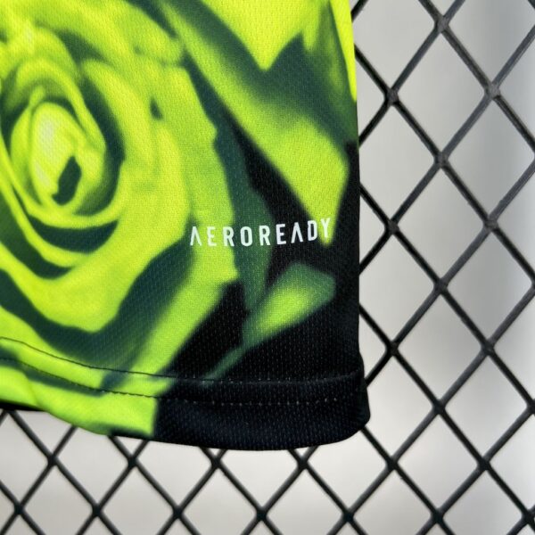 Real Madrid 2025/26 Green Rose Bamboo Leaf Green Jersey - Image 3