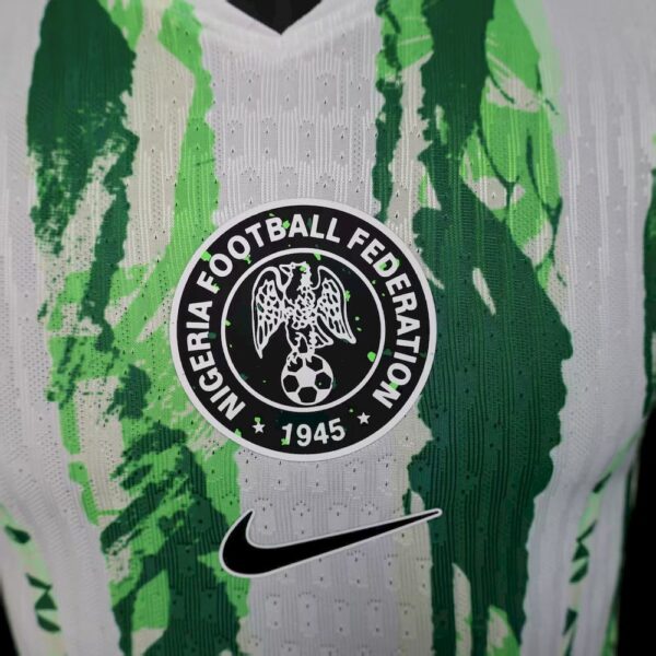 Nigeria 25/26 White And Green Special Edition Jersey Player Version - Image 5