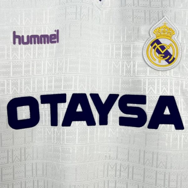 Real Madrid 1990/92 Home Retro Jersey - Image 4