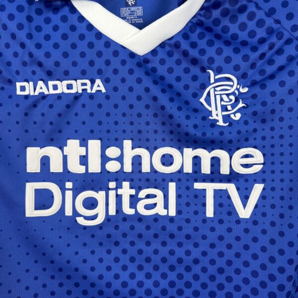 Rangers 2002/03 Home Retro Jersey - Image 3