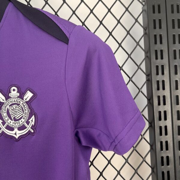 Corinthians 2025/26 Purple Pre-Match Training Womens Jersey - Image 3