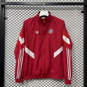 Bayern Munich 2025/26 Red Windbreaker