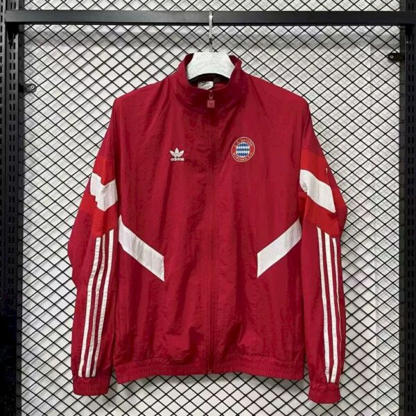 Bayern Munich 2025/26 Red Windbreaker