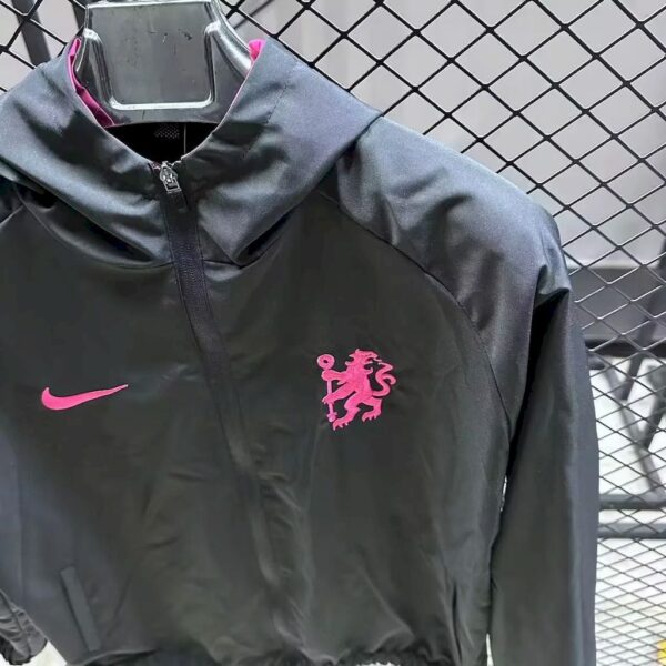 Chelsea 2025/26 Black Windbreaker - Image 3