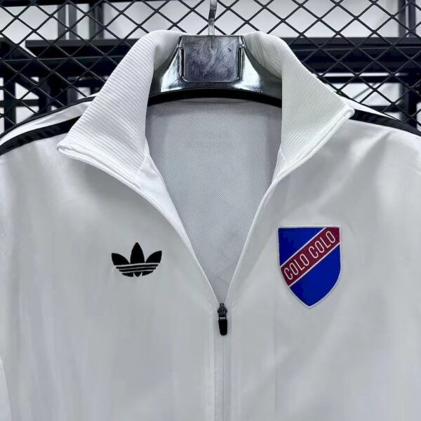 Colo Colo 2025/26 Anniversary White Windbreaker - Image 6