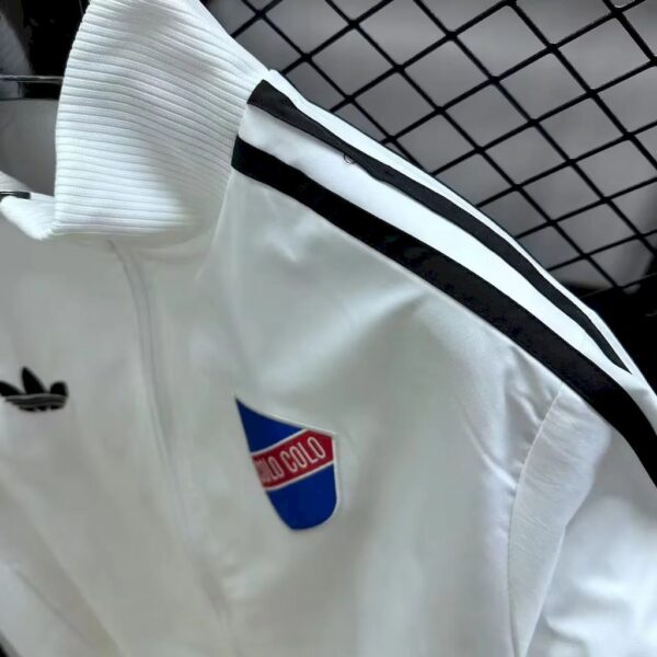 Colo Colo 2025/26 Anniversary White Windbreaker - Image 3