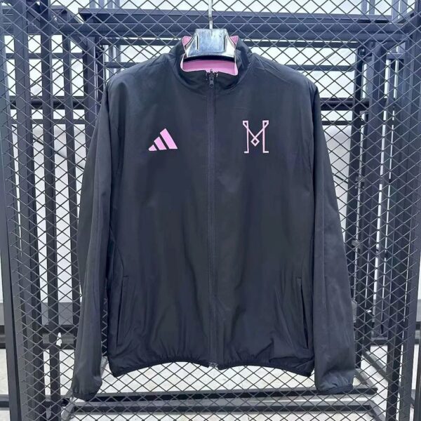 Inter Miami Cf 2025/26 Black Pink (Double-Sided) Windbreaker - Image 4