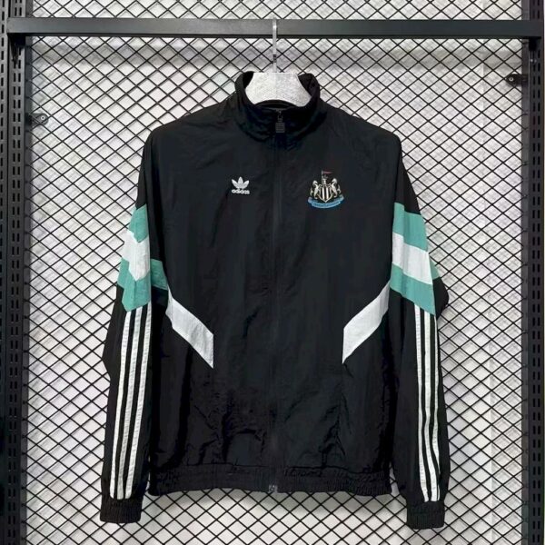 Newcastle United 2025/26 Black Windbreaker