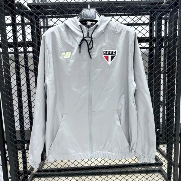 Sao Paulo 2025/26 Grey Windbreaker