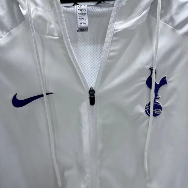 Tottenham Hotspur 2025/26 White Windbreaker - Image 6