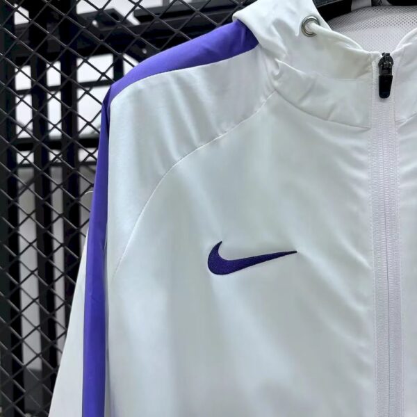 Tottenham Hotspur 2025/26 White Windbreaker - Image 5