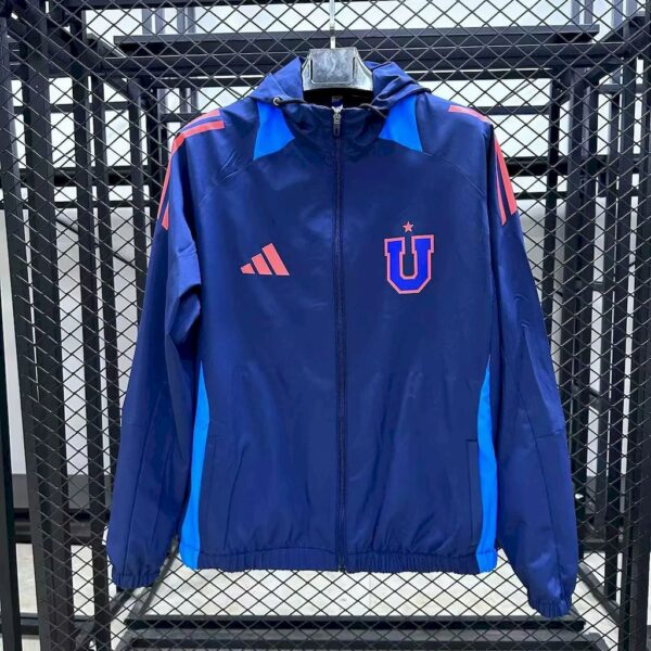 Universidad De Chile 2025/26 Royal Blue Windbreaker