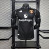 Mens Manchester United 2025/26 Black Shirt Player Edition