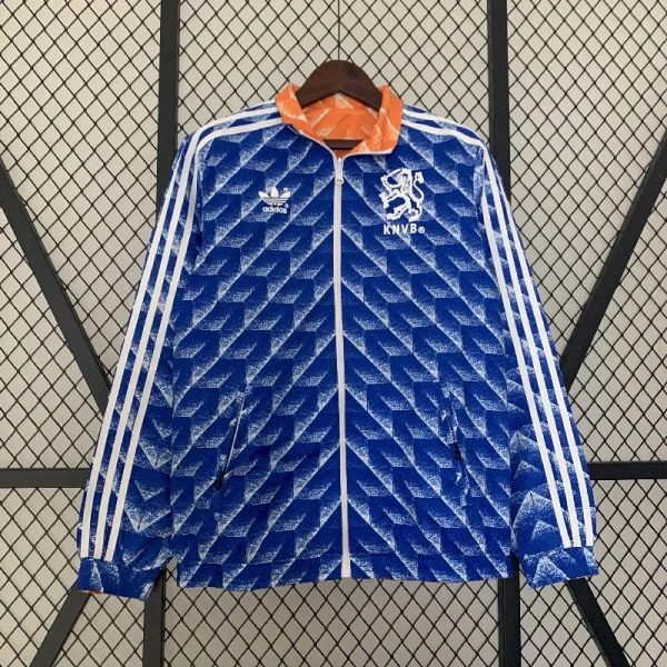 Netherlands 2023-24 Double-Sided Windbreaker - Image 2