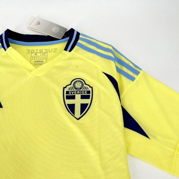 Sweden 2024/25 Euro Home Jersey - Image 3