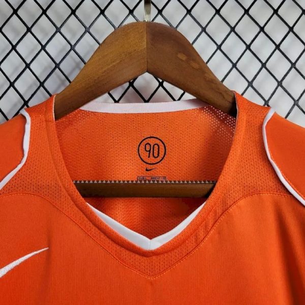 Netherlands 2004 Home Retro Jersey - Image 4