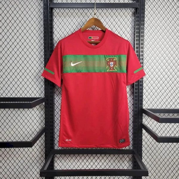 Portugal 2010 Home Retro Jersey - Image 2