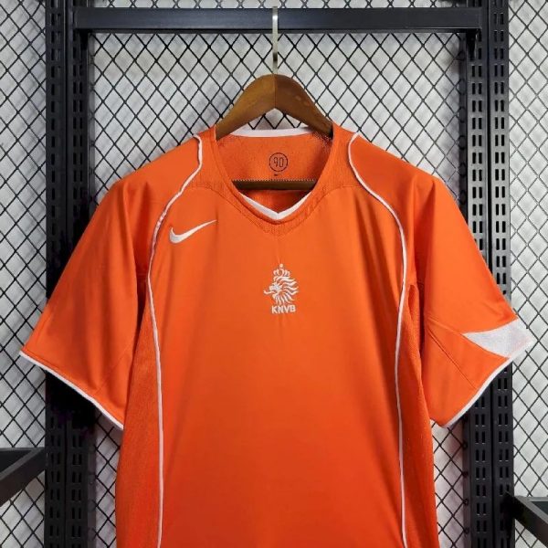 Netherlands 2004 Home Retro Jersey - Image 3