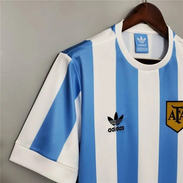 Argentina 1978 World Cup Home Retro Jersey - Image 3