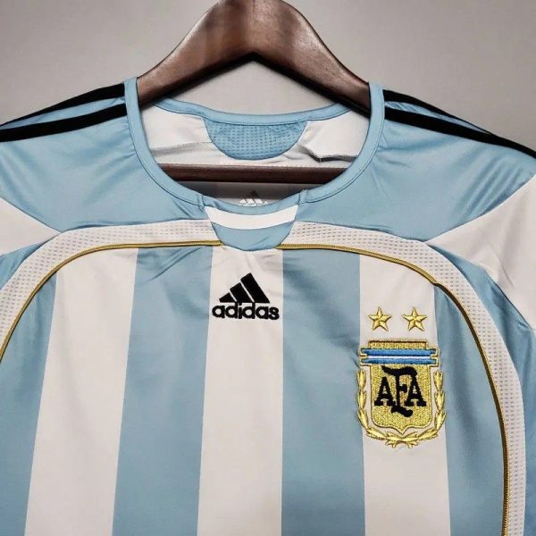 Argentina 2006 World Cup Home Retro Jersey - Image 3